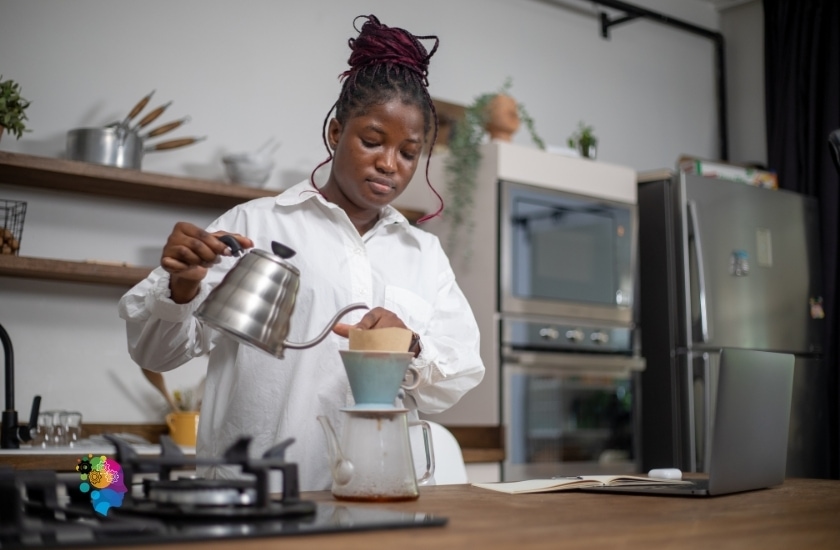 photo depicting a partner preparing a morning routine in a post about how to be a better girlfriend